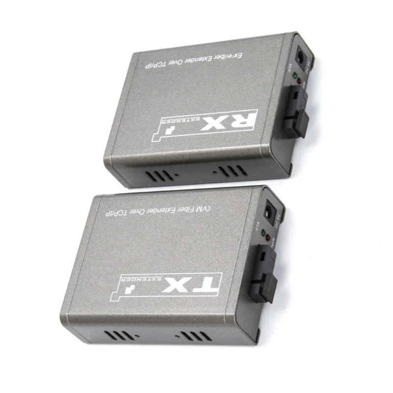 Q5WF 20KM HDMIcompatible Fiber Optics Extender 1080P Fiber Optical Extender for Video and USB Transmission