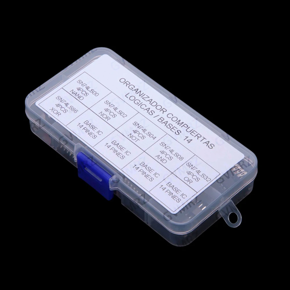 6Values 48PCS 74LS00 74LS86 DIP-14 Integrated Circuit DIP IC Combination Kit 74LS02 74LS04 74LS08 74LS32 74LS00