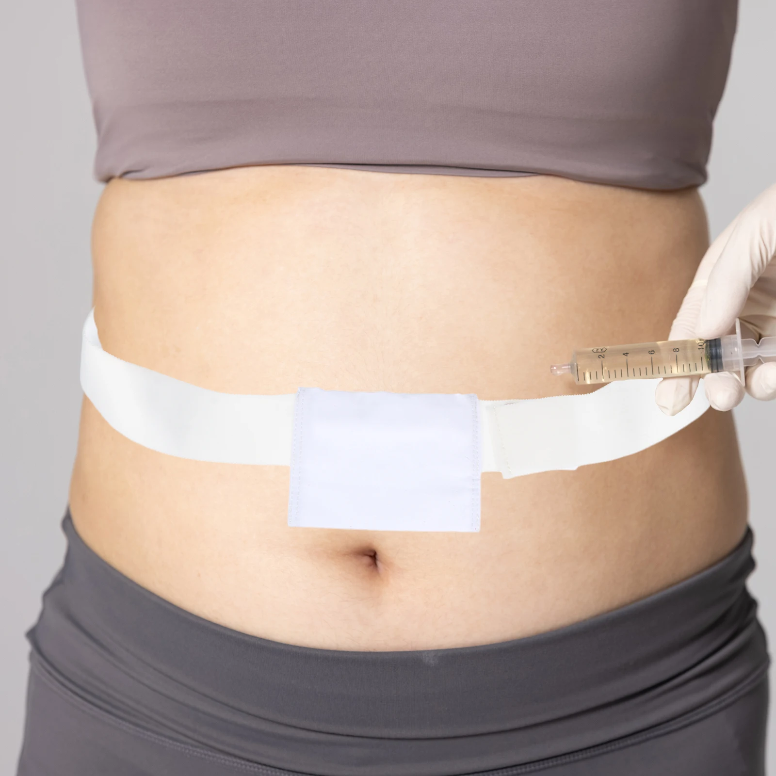 

Abdominal Catheter Fixation Belt High Pressure Resistance Long Term Use Dialysis Supplies Adjustable Trachea Tube Storage Device