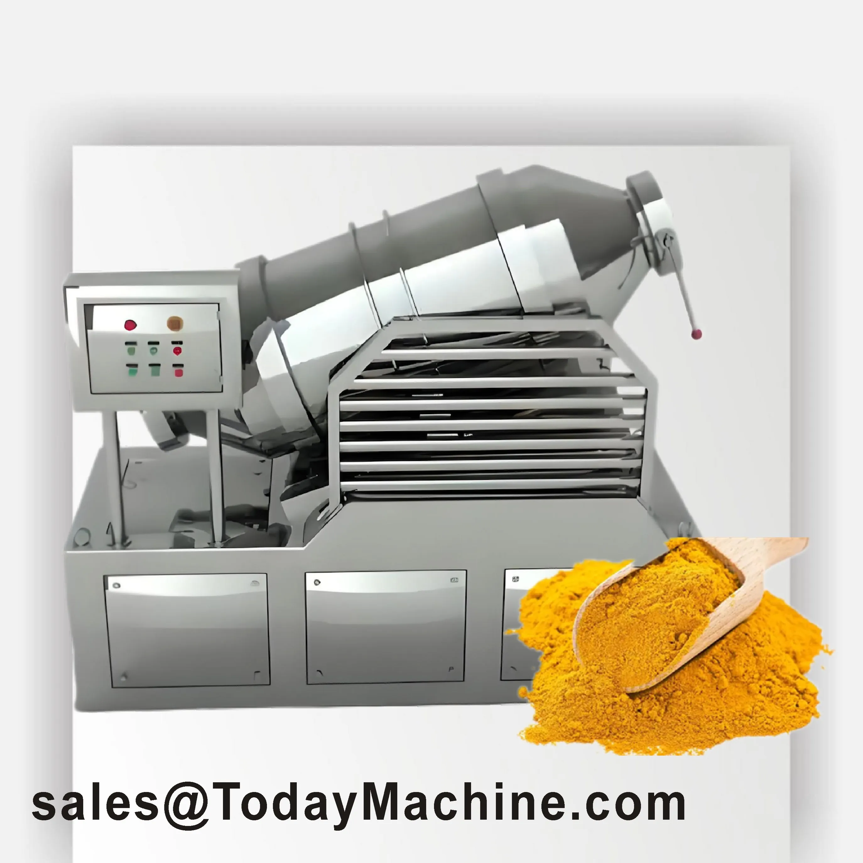 Cone Blender Twin Cones Shape Rotating Powder Mixer Double Cone Mixture