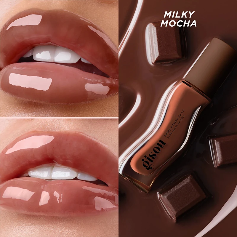 Gisou Hydraterende Geglazuurde Pruim Lippenbalsem Lipolie Glans Verzorging Van De Lippen Benetitnt Voor Lippen Plumping Exfoliërende Plumping Gloss