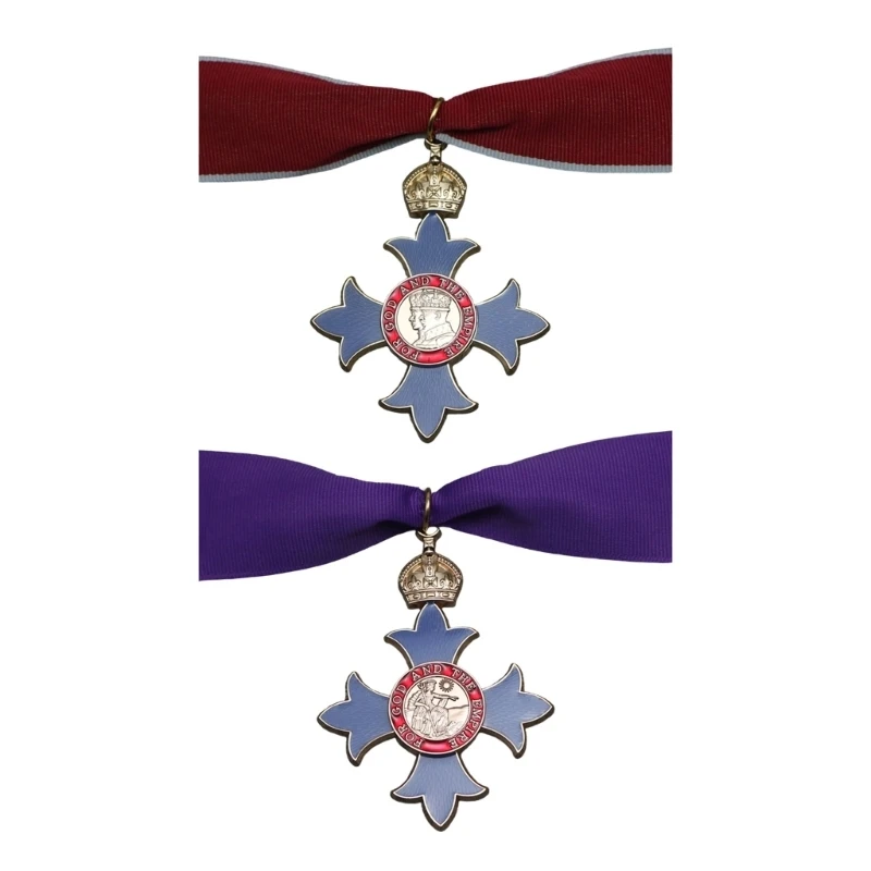 X4YC Militarys Crosses Medals Militarys Medals Brooch Pin,Souvenirs Collector British Order of Chivalry Militarys Replicas