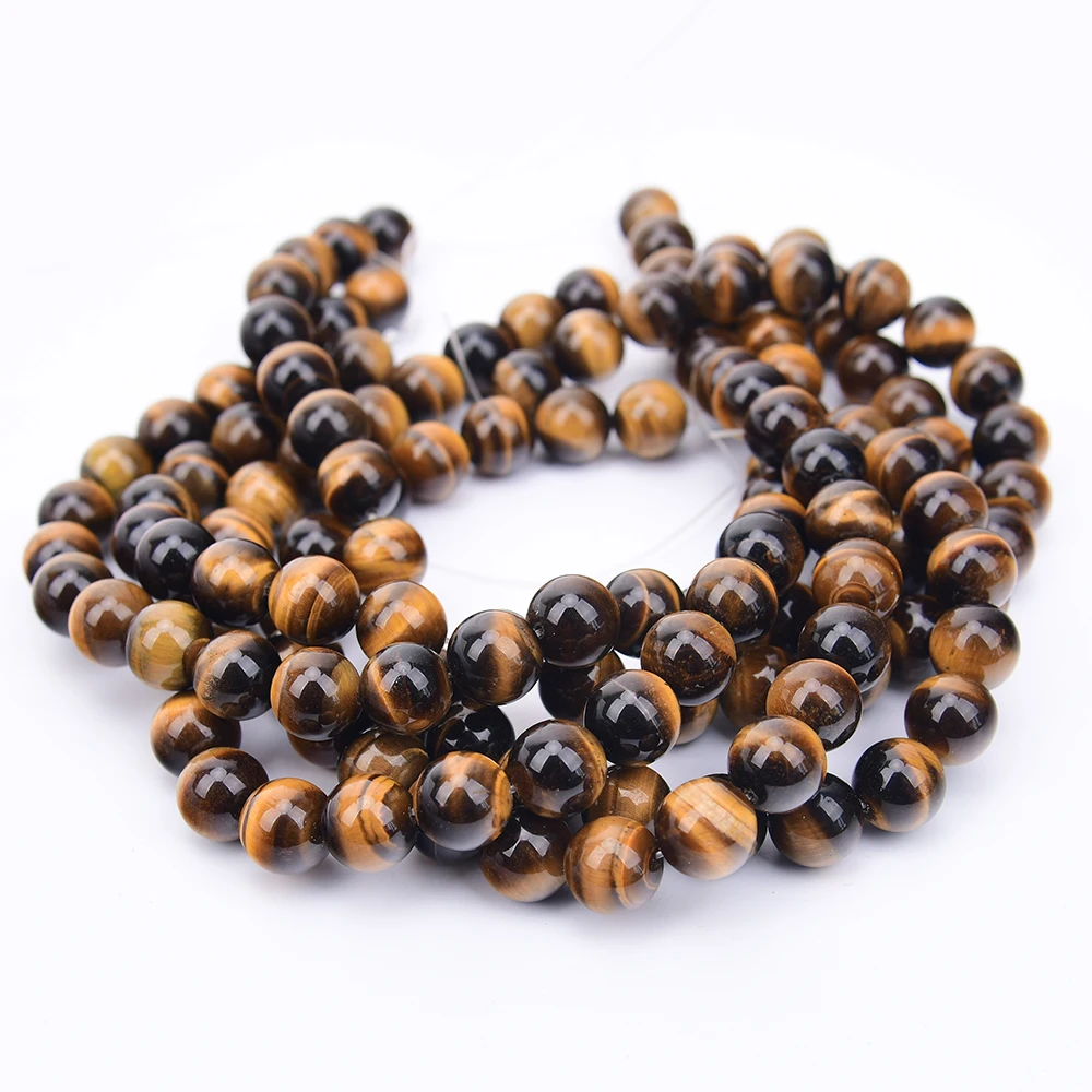 

Бусины APDGG из натурального желтого тигрового глаза, 14 мм, 15,5 дюймов, для изготовления украшений своими руками