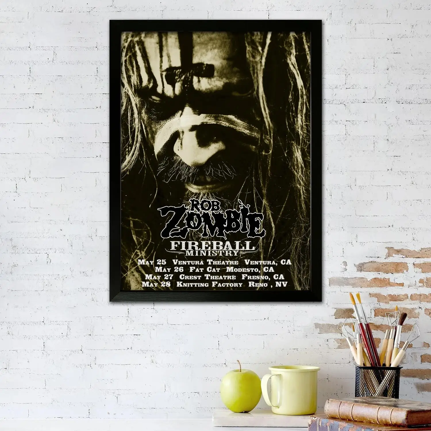 Rob Zombie Canvas Art Poster and Wall Art, Picture Print, Modern Family, Bedroom Decor, Posters,Decorative painting