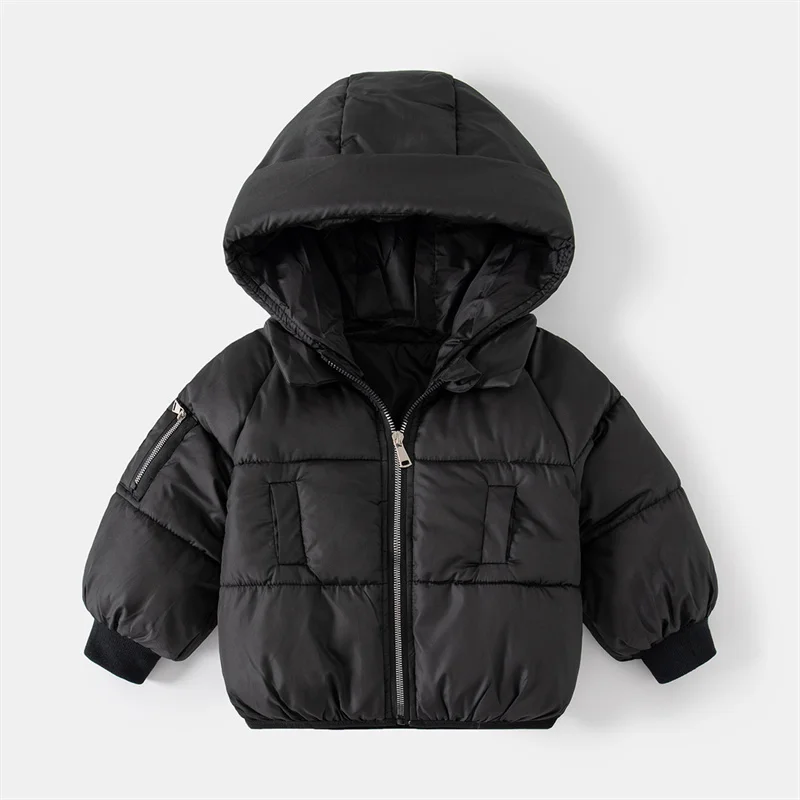 

2-6Years Boys Lightweight Down Coat Children Warm Jackets Kids Hooded Casual Outerwear Boys Winter Autumn New Trends Clothing
