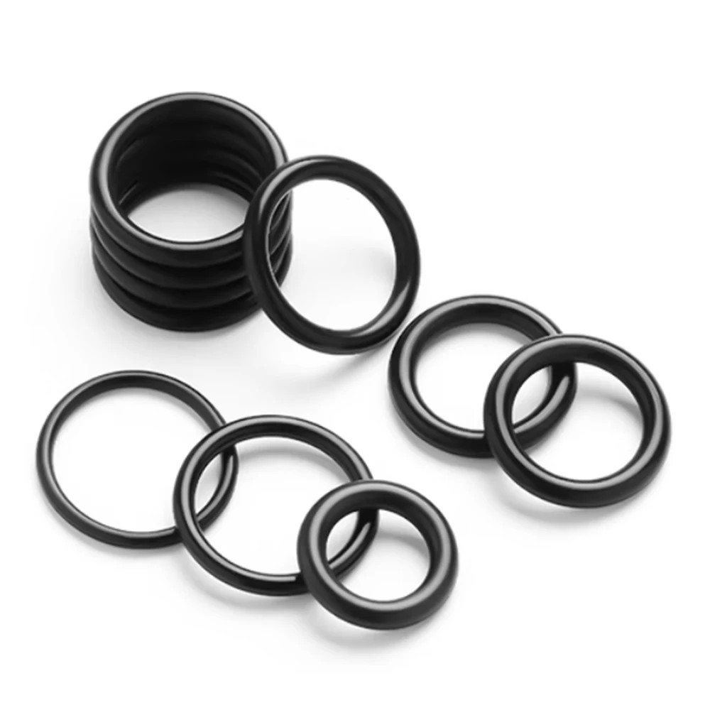 1-40Pcs CS 4mm Black NBR Rubber O-Ring Gaskets OD 180/185/190/195/200/205-230mm O-Rings Oil Resistant Acid & Alkali Resistant