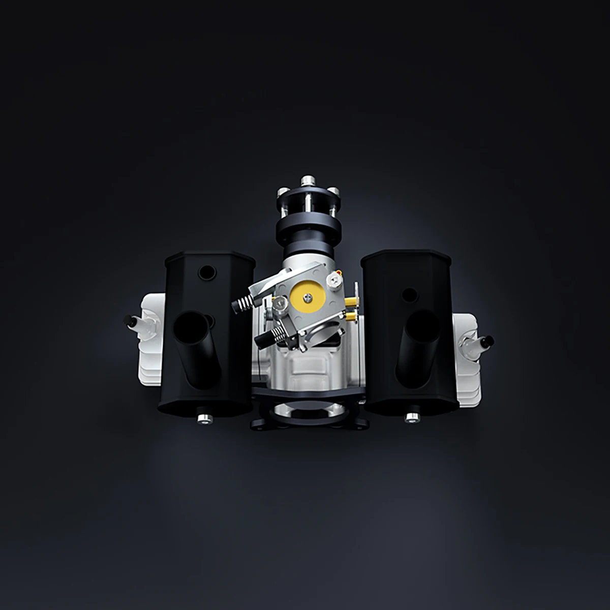 EPHIL X-40cc-T Model Airplane Engine Fixed Wing Engine Opposed Twin Cylinder Two-Stroke Engine