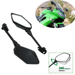 Motorcycle Side Mirrors Rear View RearView For KAWASAKI Ninja 650R 2009-2017 ER6F ER-6F 2009-2015 NINJA 400R 2010-2014 Z1000SX