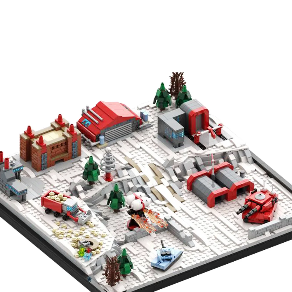 Classic Game Red Alert Military Base Building Blocks Toys Command Conquer Bricks Sets Gift