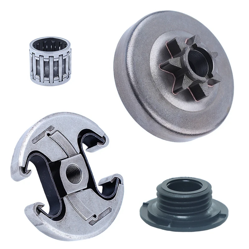 ABNO-Sprocket 7T Kit de rodamiento de tambor de embrague para Husqvarna 455 460 Rancher piezas de repuesto de motosierra para 537291702
