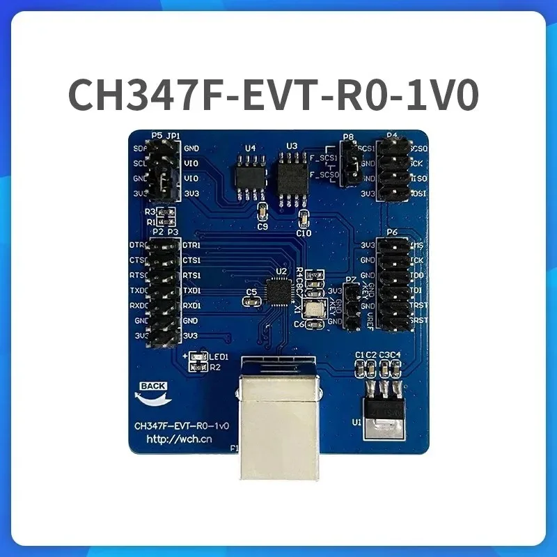 CH347 Evaluation Board 480Mbps High Speed USB Asynchronous Serial Development Board