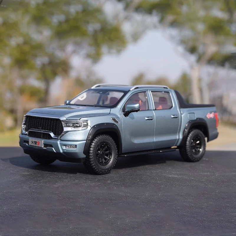 Original Diecast 1:18 Scale FOTON Mars 9 Pickup Alloy SUV Car Model Simulation Toy Finished Product Static Model Gift Display