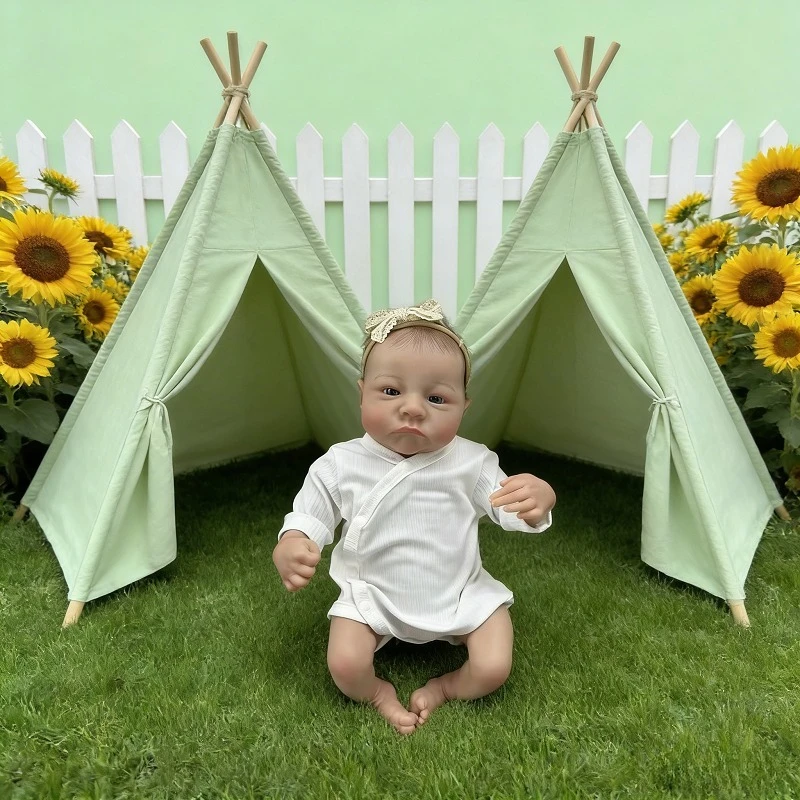 48 cm NewBaby taglia Reborn Levi realistica bambola in cotone morbido al tatto per ragazze