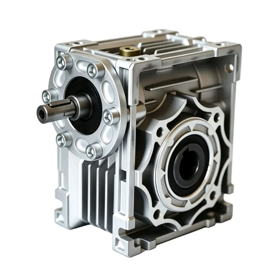 Single input shaft worm gear reducer NRV30 NRV40 NRV50 NRV63 NRV75 hand cranked gearbox variable speed reducer
