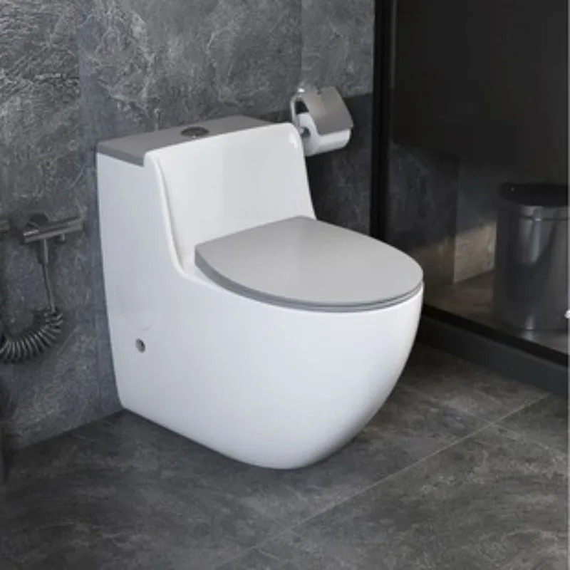 Toilet seat toilet household creative personality black gold super swirl siphon type