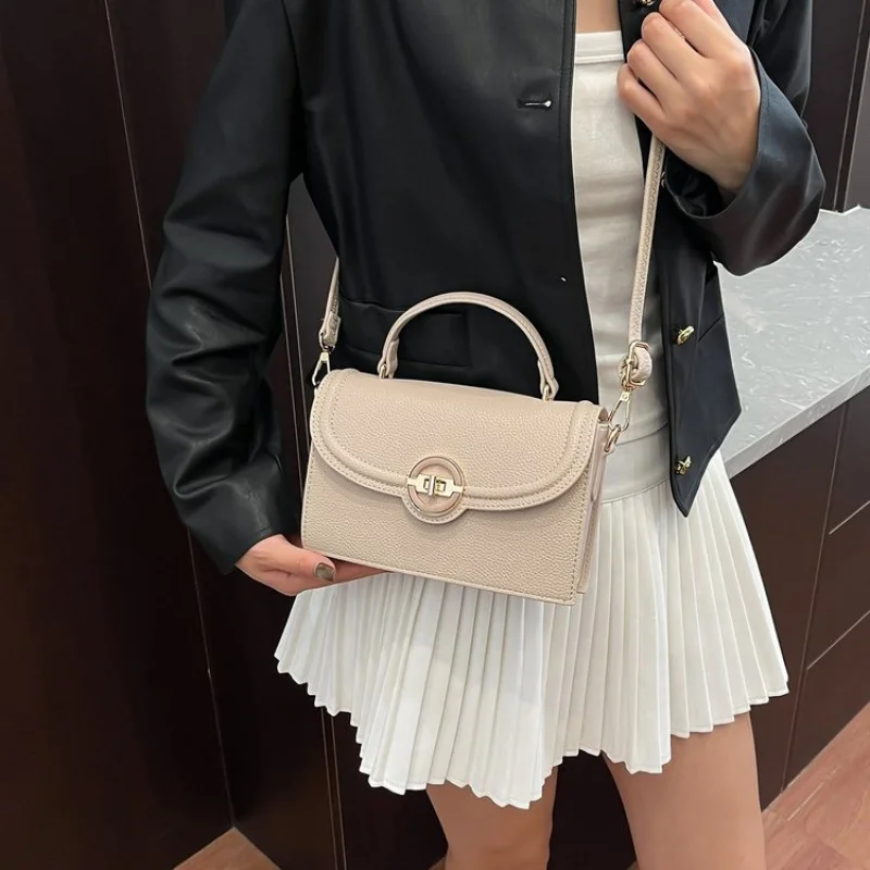 

Высококачественная женская сумка через плечо из кожи премиум-класса с парижским стилем и повседневным винтажным аккуратным винтажным эффектом ​