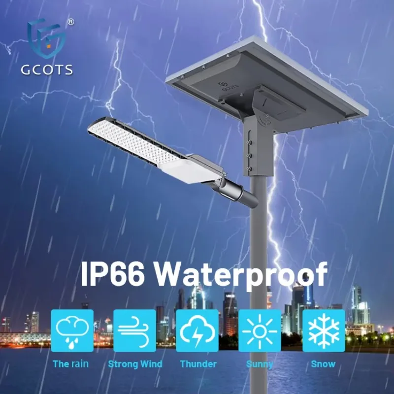 

Bes-selling High Brightness 40W 80W 100W Spilt Street Light Solar Powered IP66 Waterproof Solar Street Light For Road