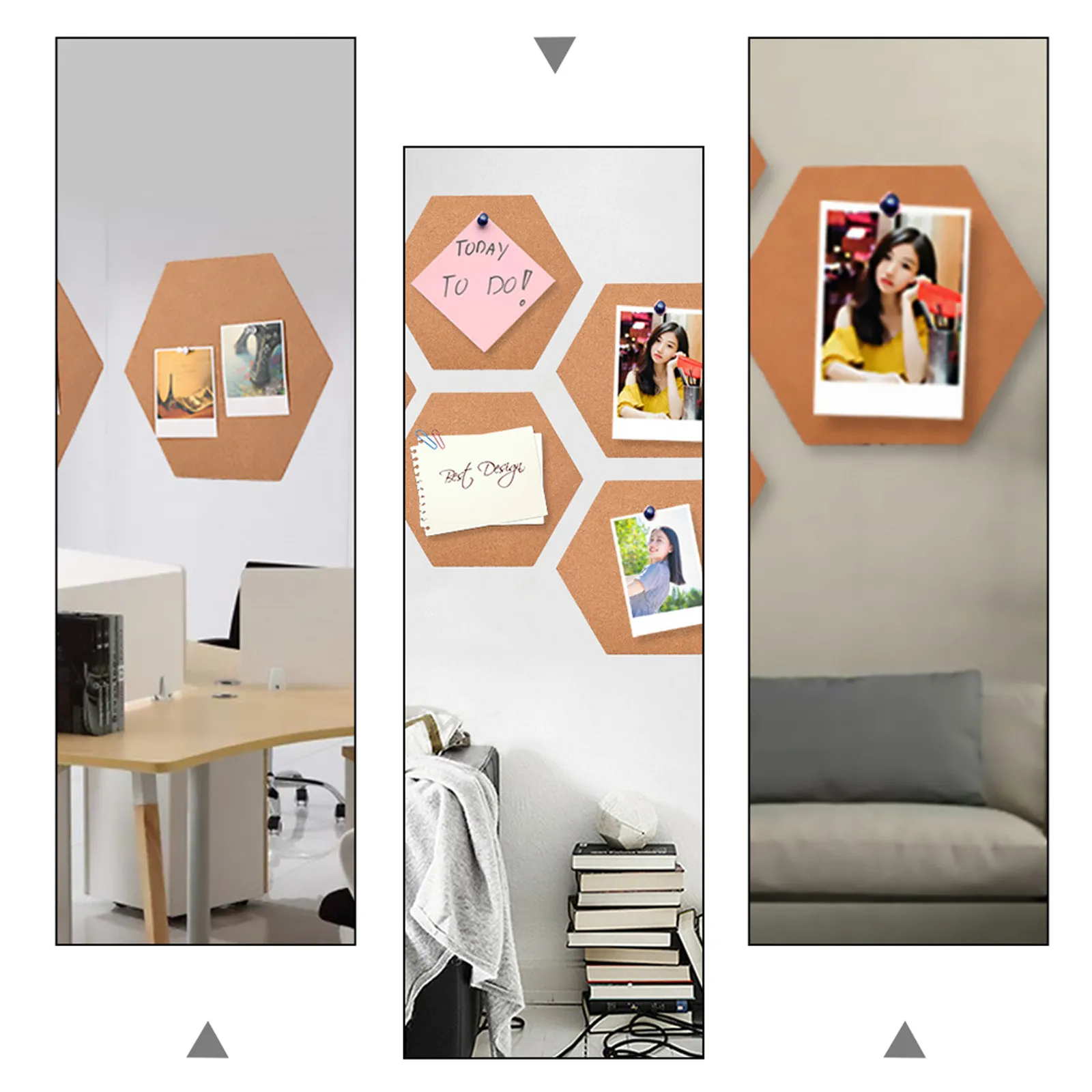 10-pecas-de-quadro-de-mensagens-de-cortica-natural-ecologico-painel-de-fotos-hexagonal-para-escritorio-escola-cafeteria-sala-de-reunioes