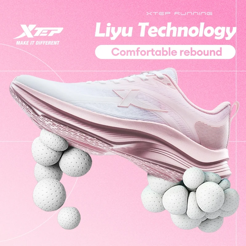 Xtep Macaron 6.0 Women's Summer New Running Shoes with Breathable and Comfortable Mesh, Versatile Casual Sports 874118110077