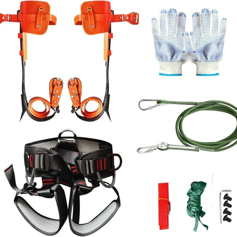 

Forging model, adjustable upright tree climbing tool, overall big turn up the tree, picking, foot tie, catching wasp