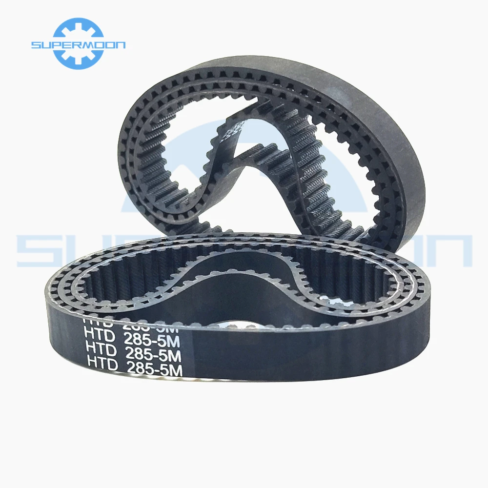 HTD 5M Timing Synchronous Belt length 645 650 655 660 665 670 675 680 685 690 695 700mm Width 10-30mm Closed-Loop Rubber Belt