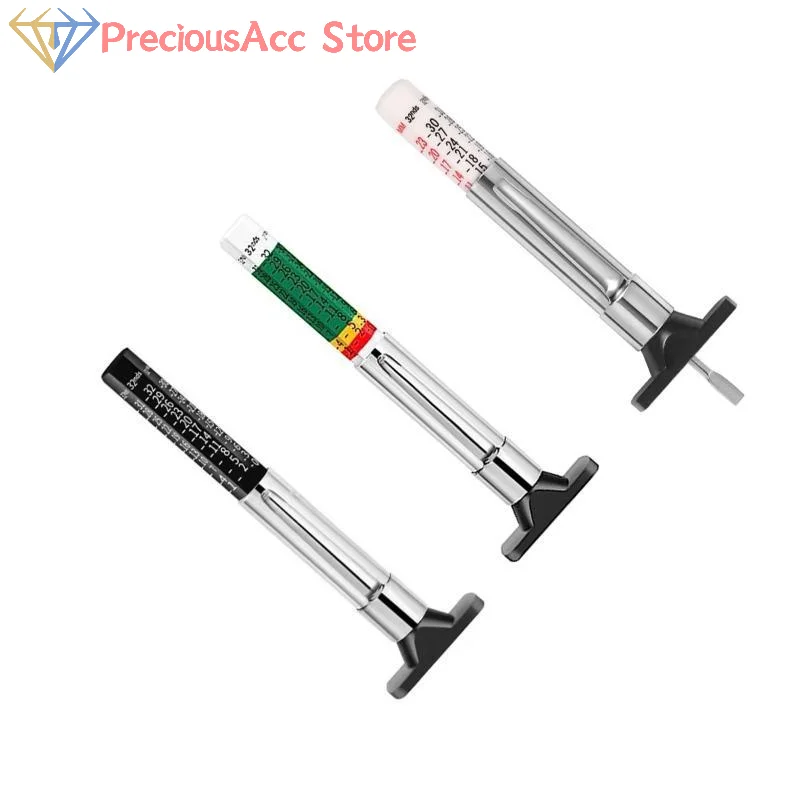 .Hot Sale-25mm Digital Tyre Tread Depth Gauge Color Coded Two Sided Measuring Tool for Auto Repair Shop Home Car Check