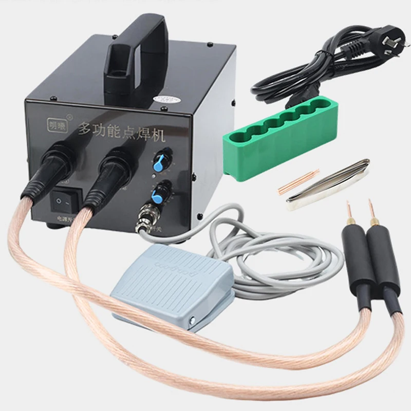 

Portable 18650 Lithium Battery Spot Welding Machine With Foot Switch 220V 5000W Mini Spot Welder Nickel Strip Soldering Tool