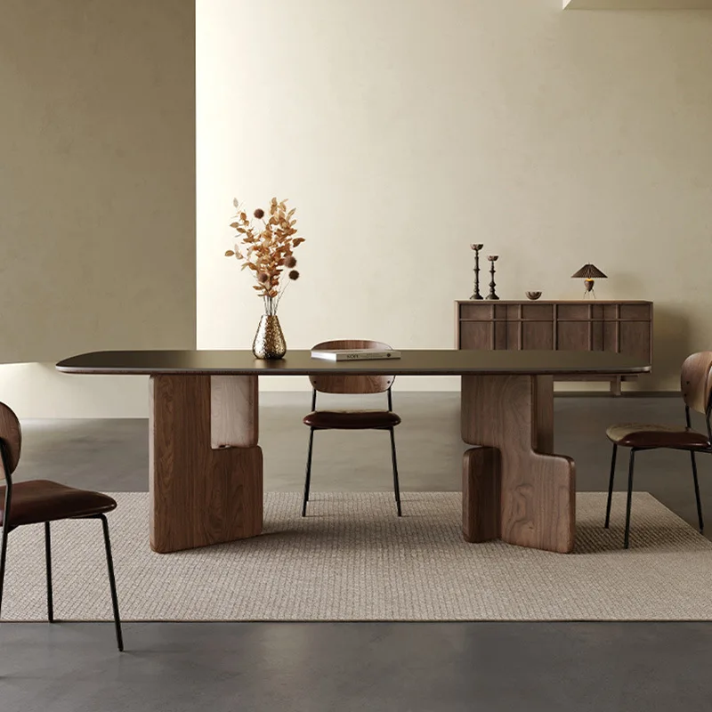 French Vintage-style Dining Tables Granite Countertop Living Dining Tables Placed Against Home Furniture Tavoli Da Pranzo ZY40CZ