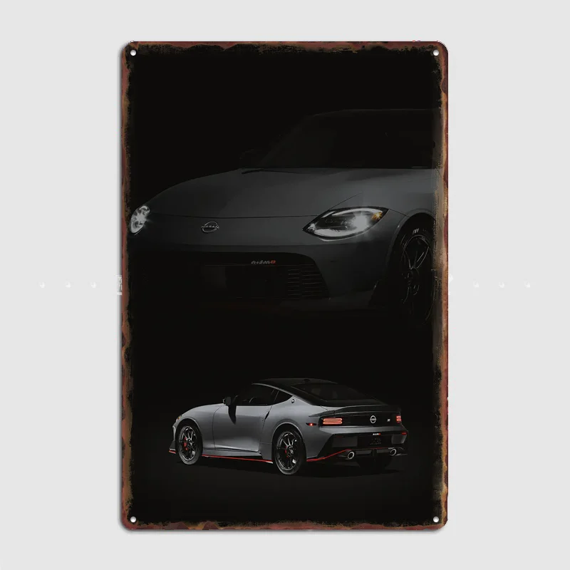 Z Nismo Sports Car Poster Metal Custom Sign Indoor Decor Pub Car Club Room Decoration Bar Posters Home Wall Decor