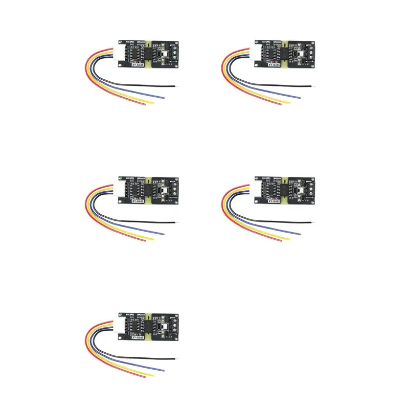 5X Industrial-Grade Isolated TTL To RS485 Converter Module For RS485 To TTL Conversion 2.54-A74P