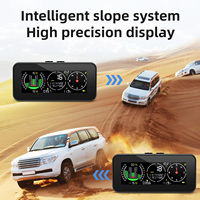 Universal Digital Inclinometer M60 Car Head Up Display M50 Speed Slope Meter Speedometer GPS for Off Road Accessories 4x4 Gauge