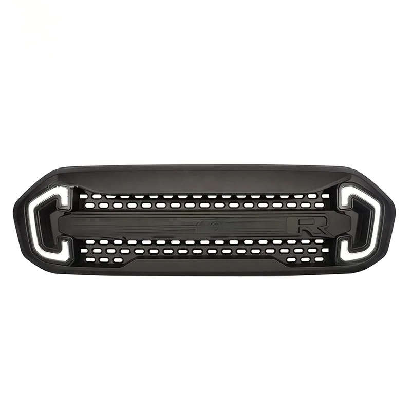High Quality Black Decor Modified Raptor‑Look Front Bumper Grille Auto Replacement Accessory For Off‑Road Pick‑up Vehicle 2018‑2