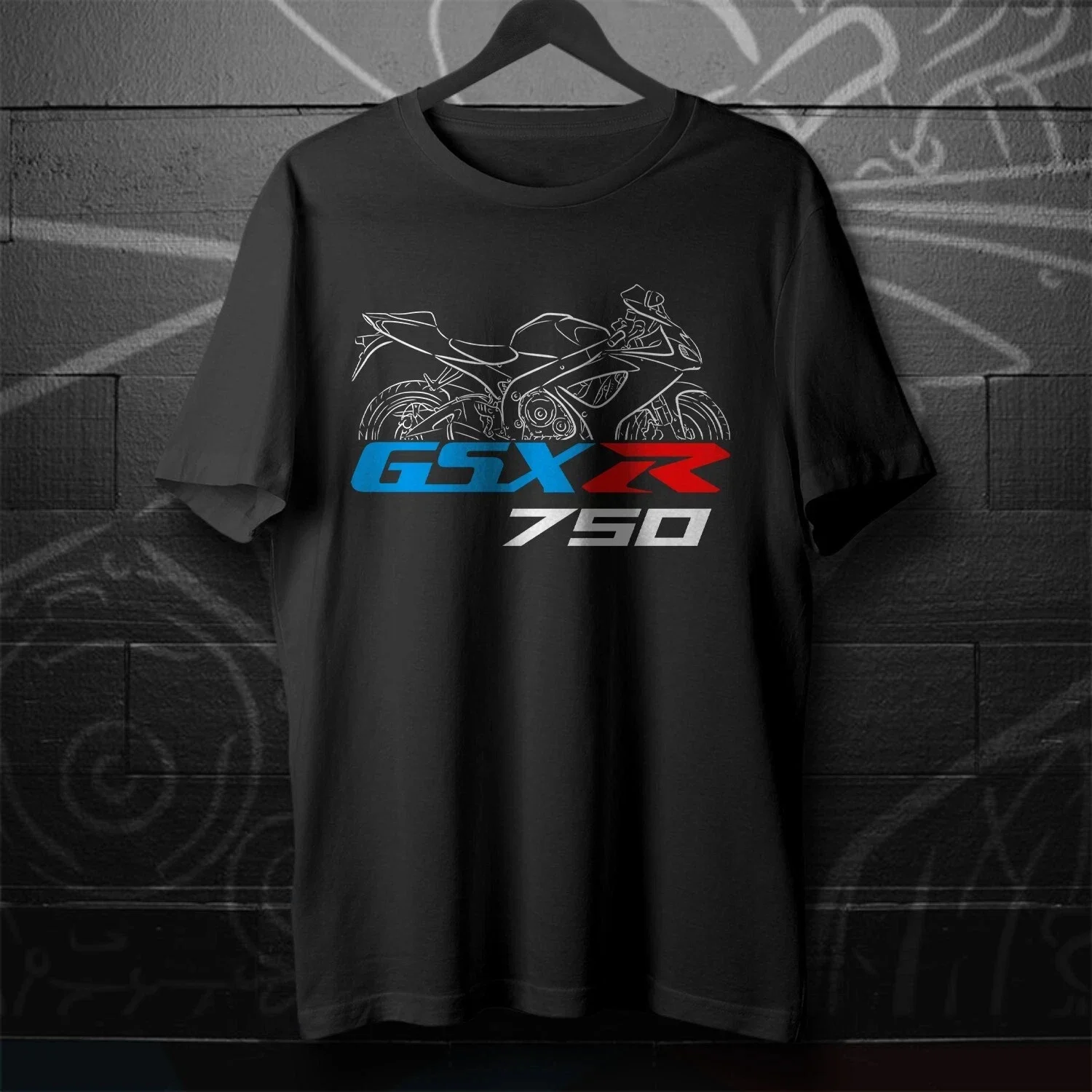 

2025 Summer Cotton Round Neck Short Sleeves for Men Women Suzuki GSX-R 750 - Motorcycle T-Shirt for Riders