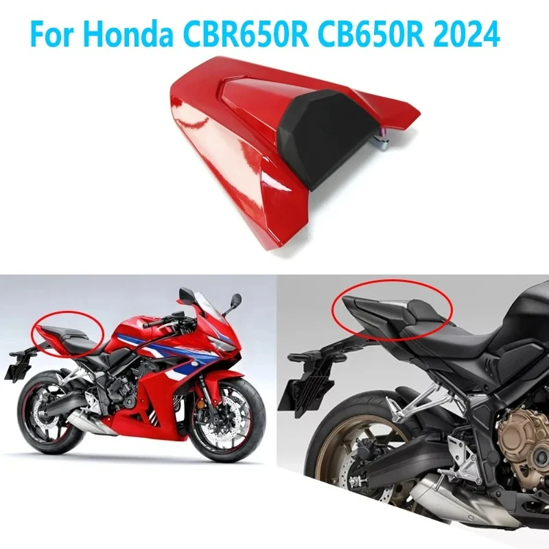 

2024 Motorcycle Rear Seat Cover For Honda CB650R 650 CBR650R 2024 motobike Pillion Passenger Solo Seat Back Cover Fairing Cowl