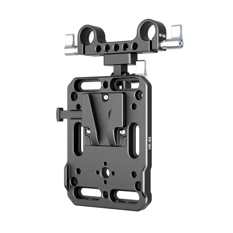 ZGCINE VR-01 VR-02 VR-03 VR-05 V Mount Battery Plate/Rod Clamp V Lock Battery Plate Adapter with Automatic Lock Protection