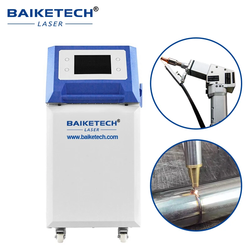Handheld Fiber Laser Welder 4-in-1 Weld/Cut/Clean/Rust Remove Water Cooling CE FDA FCC 110‑220V Auto Wire Feeder