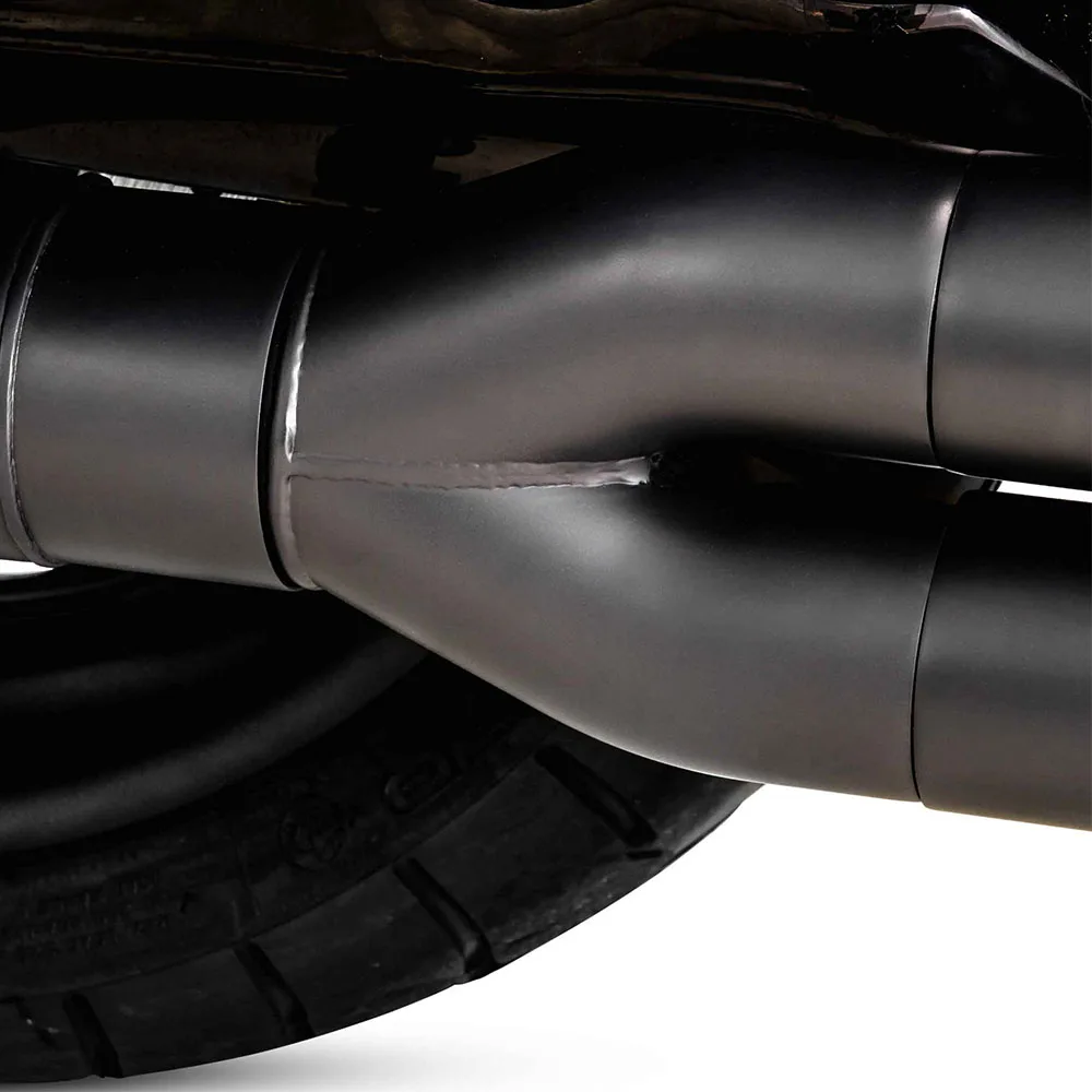 Black Motorcycle Exhaust Muffler Stainless Steel Motorcycle Exhaust System Compatible for 2017-2023 Touring 5