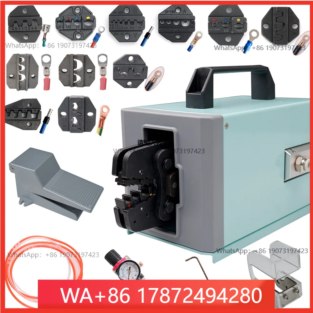 2.7 T NB-20 A 0.25-35 mm 2 Pnmatic Crimping hine 1.3 T 0.25-10 mm 2 AM-10 Pnmatic Crimping Tool cold terminal crimping hine