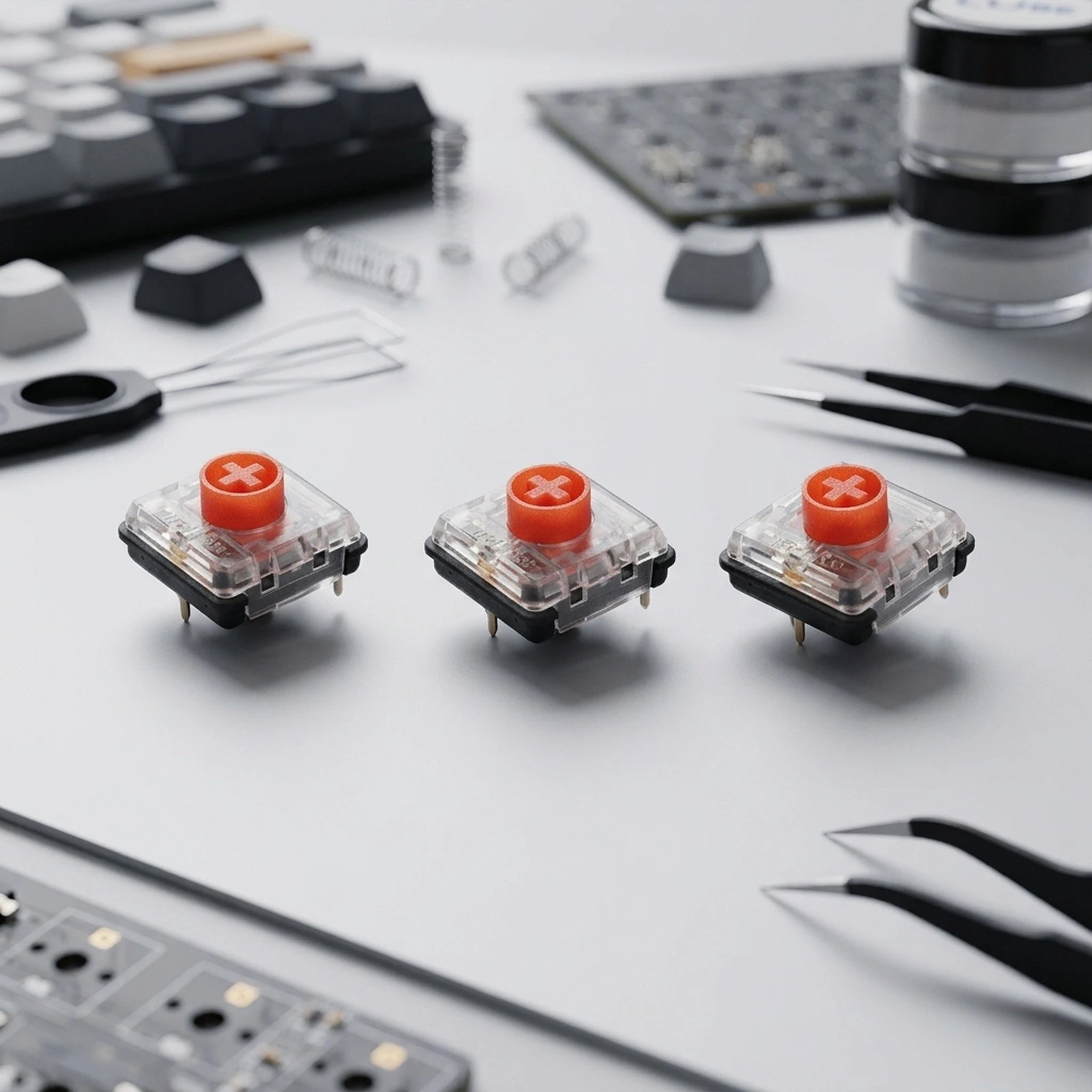 10 Pack 1353 Linear Tactile Switches for Mechanical Keyboards Engineered for Reduced Bounce and Consistent Electrical Contact