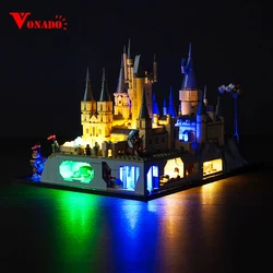 Vonado-juego de luces LED para Hogwarts, 76419 unidades™Bloques de construcción de Castillo y tierra, solo incluye accesorios de iluminación