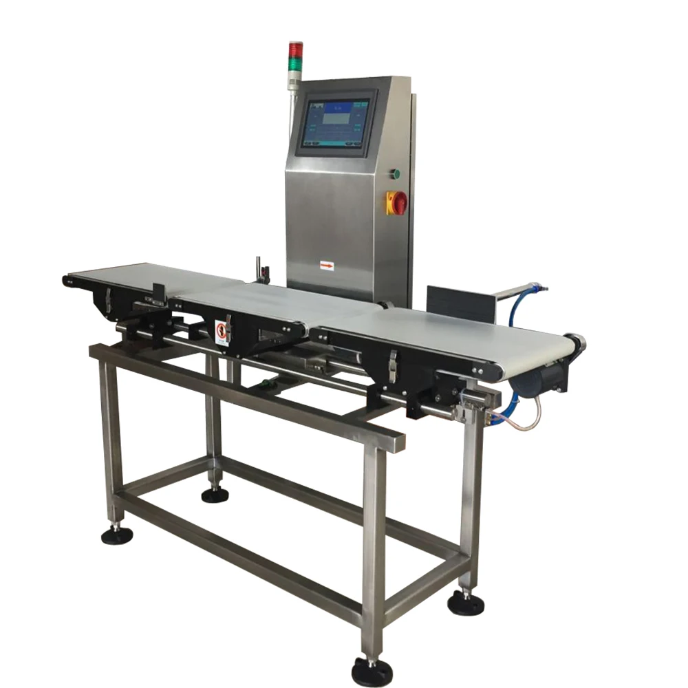 Digital Production Line Weight Checking Machine Small Check Weigher  Weight Conveyor Belt Checker