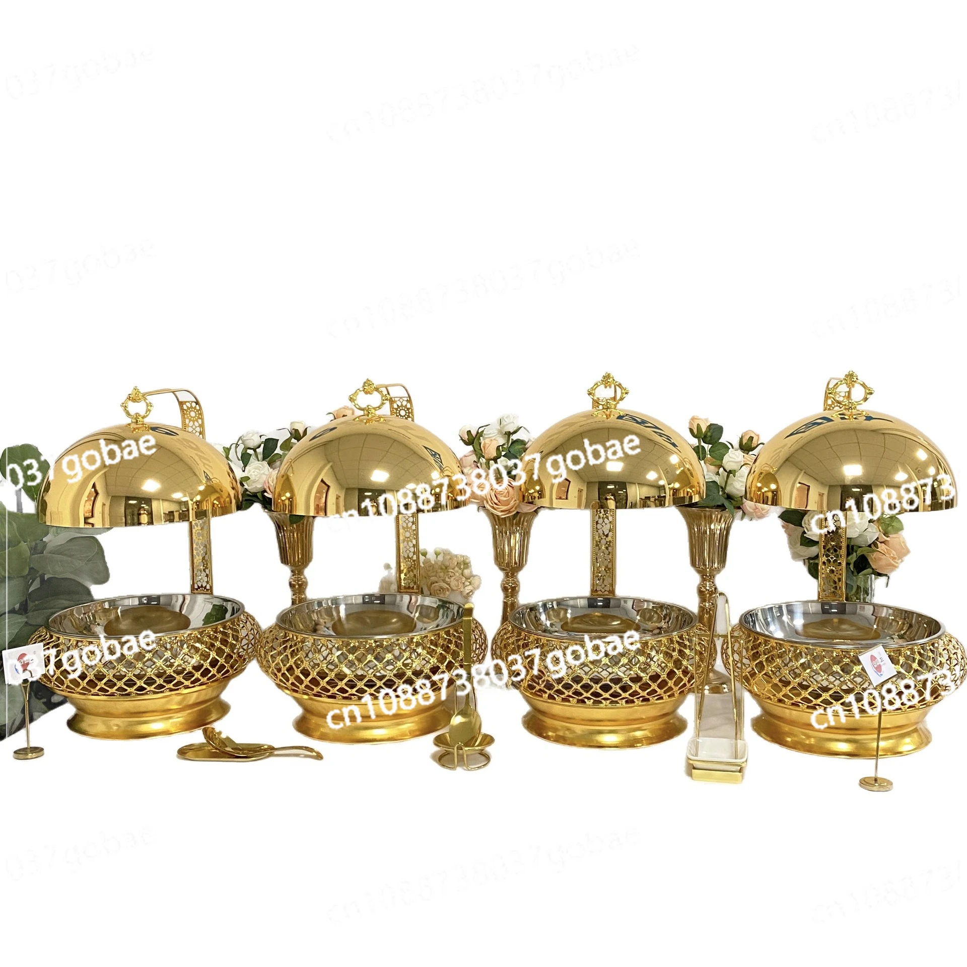 buffet warmer catering stainless steel hanging hot pot factory Wedding party luxury supply hot pot