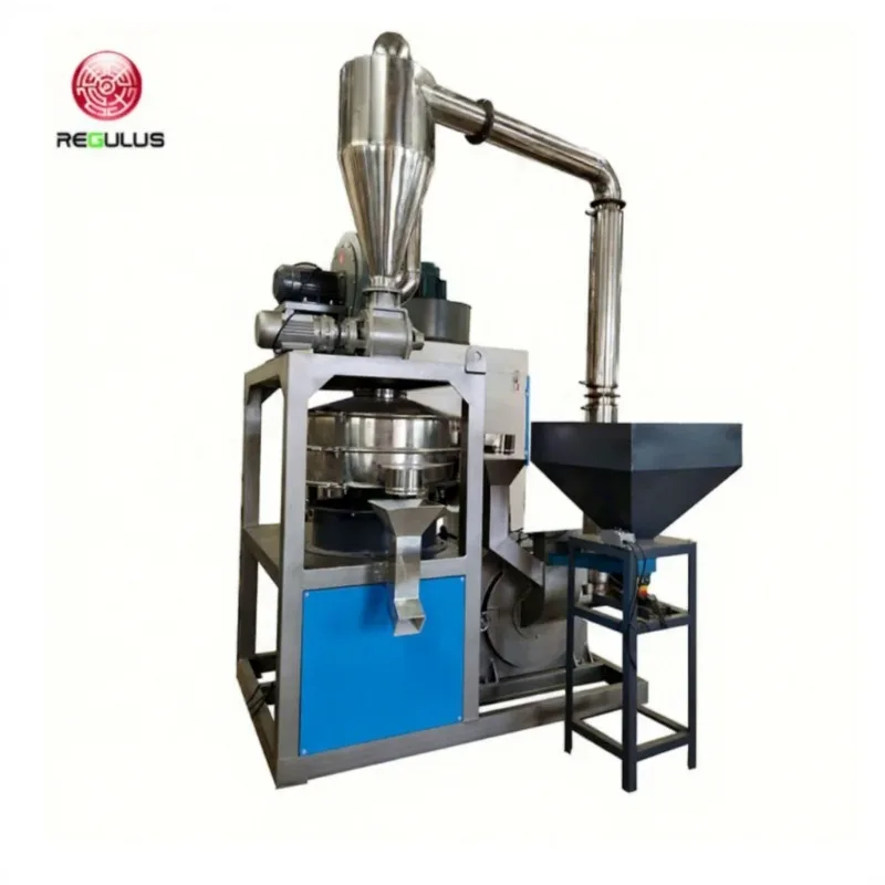 China Waste Tyre Rubber PP PVC PE Powder Pulverizer Grinder Machine