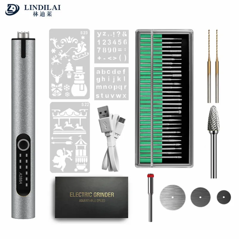 

USB Rechargable Engraving Pen Mini Electric Engraver Machines Cordless Rotary Tool Engraved Jewelry Stone Metal Wood Resin Model