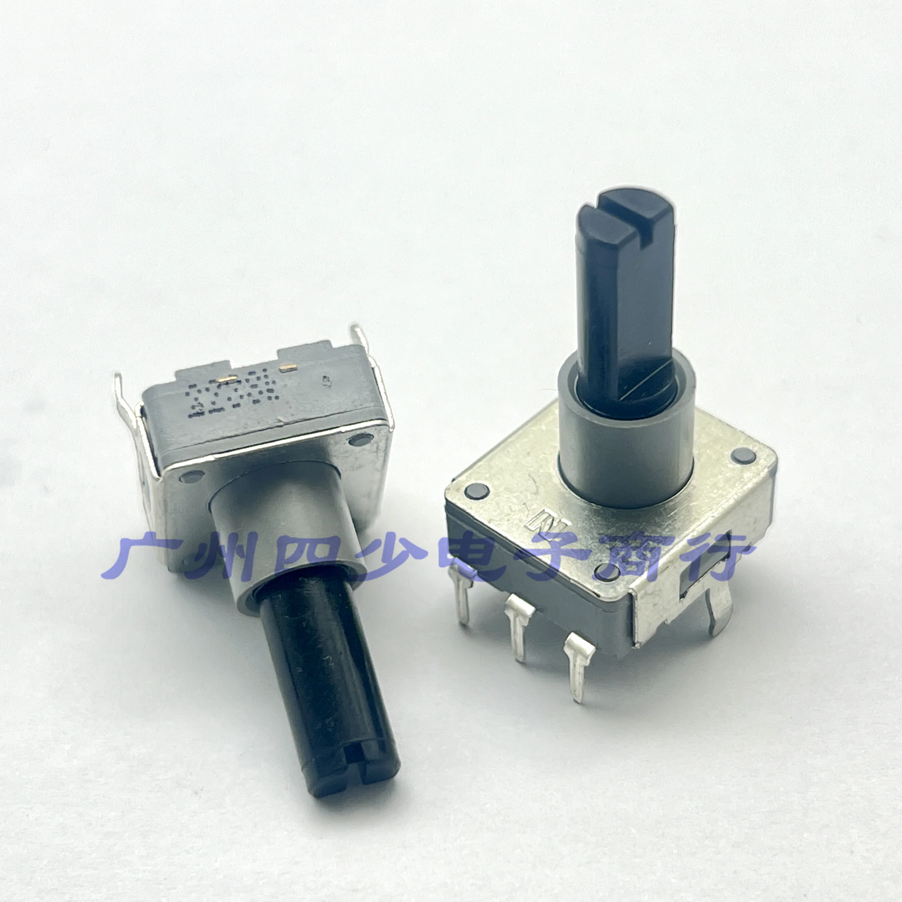 2 PCS South Korean EC16 encoder drum washing machine knob special 12 positioning 12 pulse half shaft length 25mm