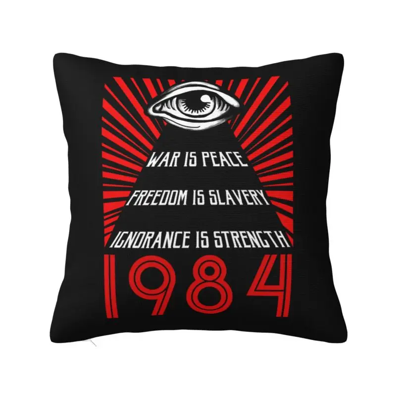 1984 George Orwell Big Brother Throw Pillow Case 55*55cm Home Decoration Cushion Cover Square Polyester Pillowcase