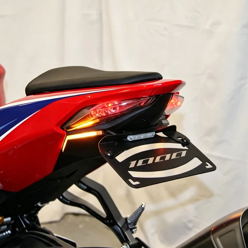 New Motorcycle CBR1000R Accessories Separate License Plate Holder Waterproof Short Tail For Honda CBR1000R RR RRR  2021-2026