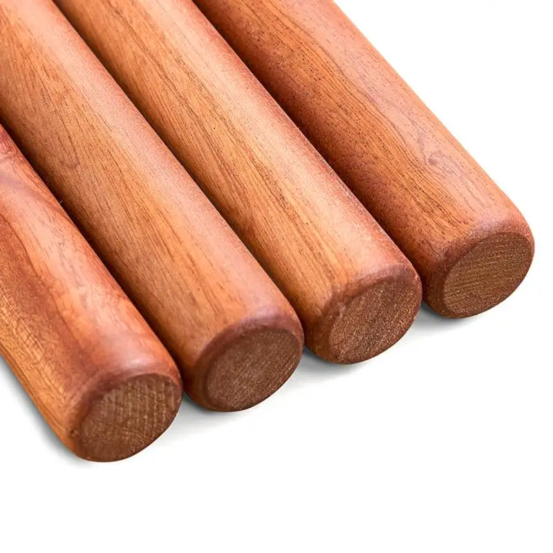 30cm Wooden Rolling Pin Dough Roller Heavy Duty Fondant Pastry Tool for Baking Decorating Bread Pizza Kitchen