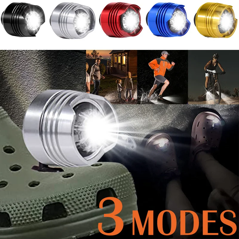 LED Shoe Light Mini Night Running Shoe Clip Light Outdoor Headlight Waterproof Portable Lantern Camping Accessories Decoration