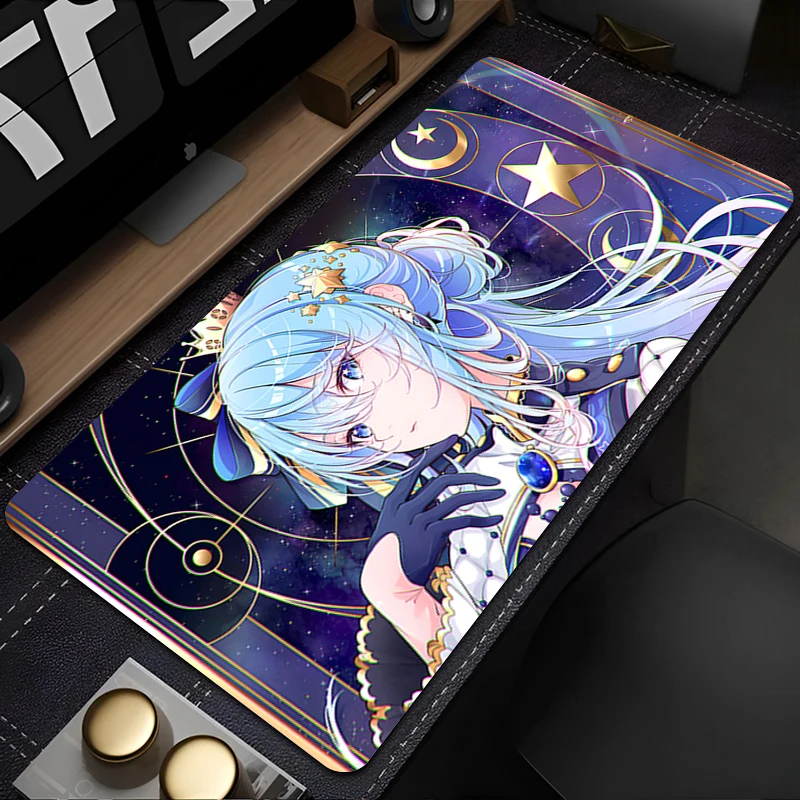 Mouse Pad Anime Gamer Gaming Accessories Varmilo H-hololive Hoshimachi Suisei Keyboard PC Computer Desk Mat Carpet CSGO Mousepad